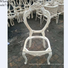 Marco de la silla dinning de madera maciza popular francesa al por mayor Marcos de madera de talla europeos exquisitos de la silla